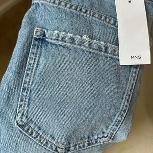 Bermuda high waisted jeans shorts - Mango